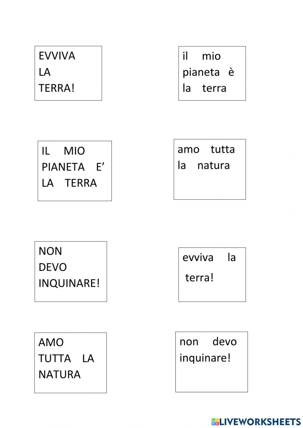 Frasi maiuscolo minuscolo