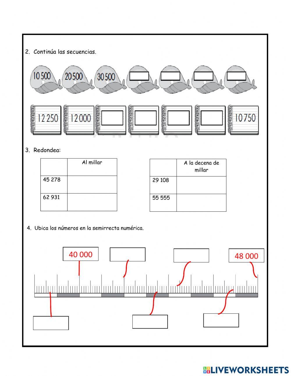 Evaluación Semirrecta 100 000