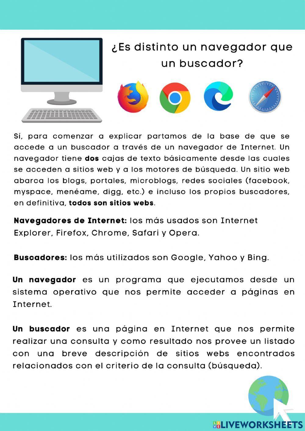 Navegadores y buscadores