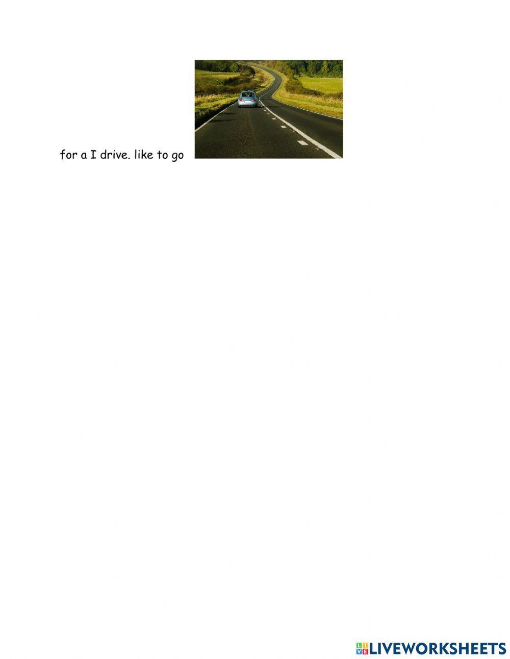 Spring: Scrambled sentences