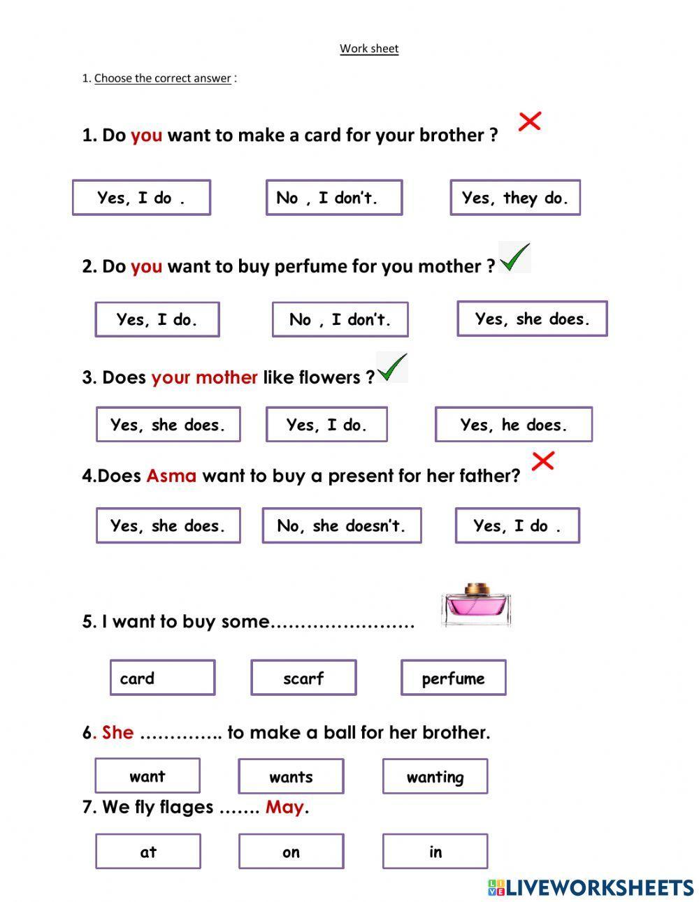 work sheet 3 Unit 13