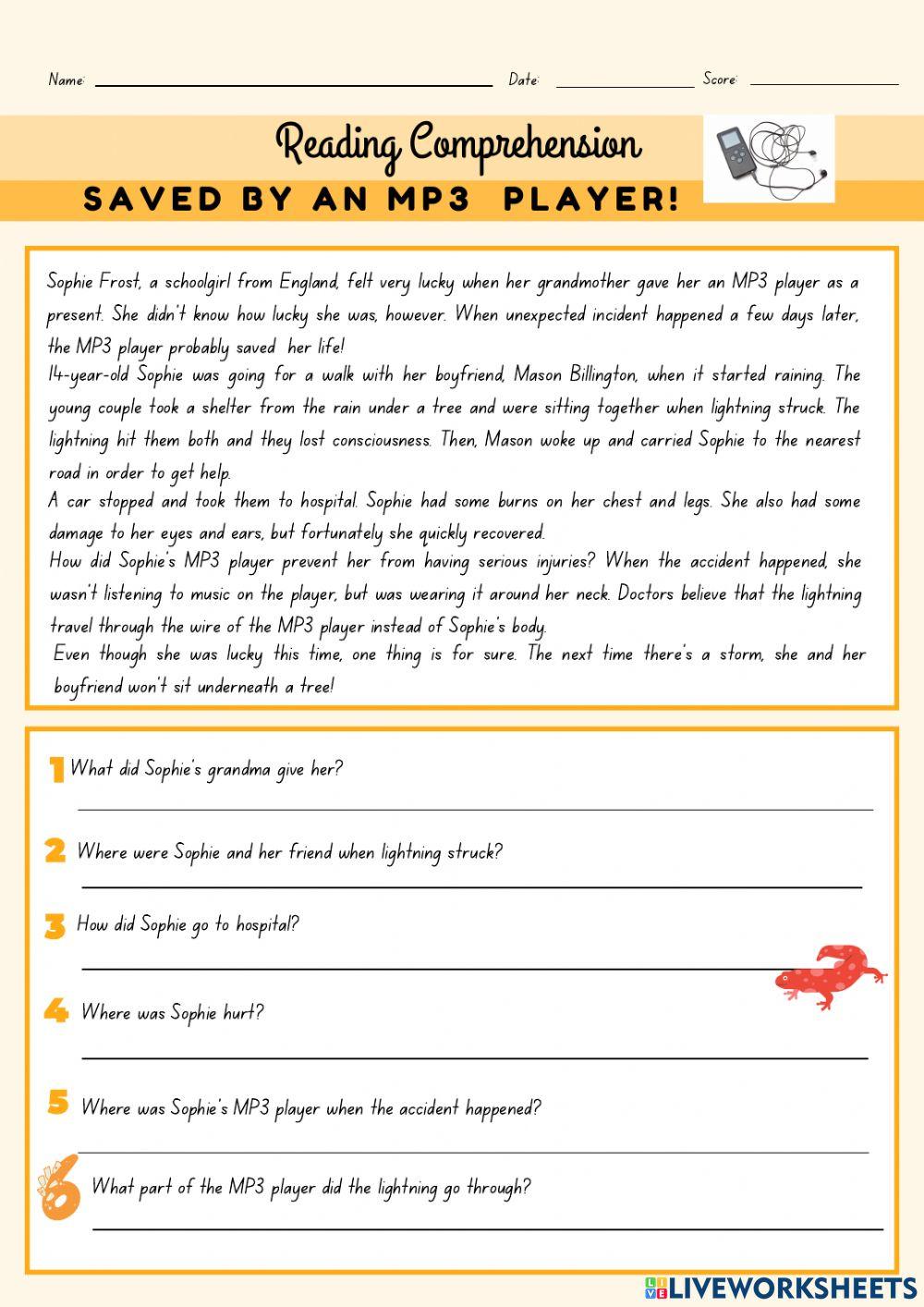 Unit 3 - Wild Weather (Reading)