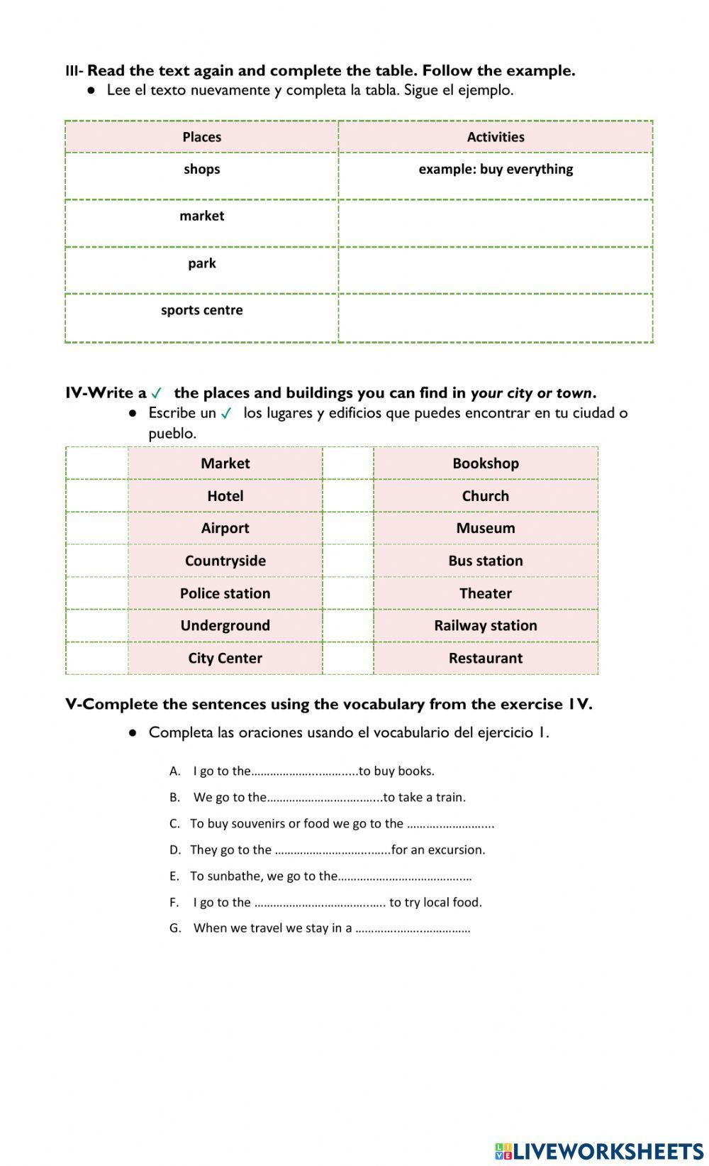 Reading compreh Free Interactive Worksheets 934461