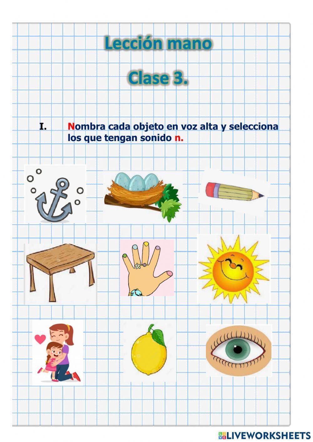 Lección mano clase 3