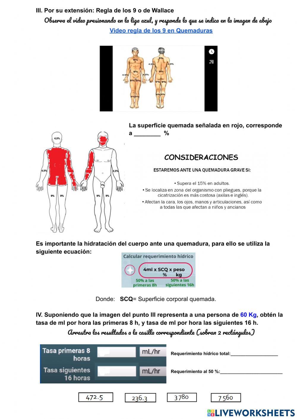 Clasificación de Quemaduras 2