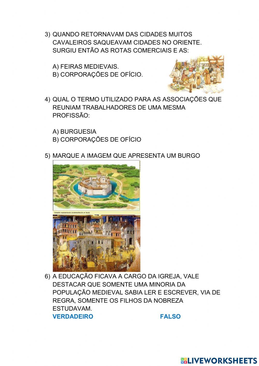 Avaliação História