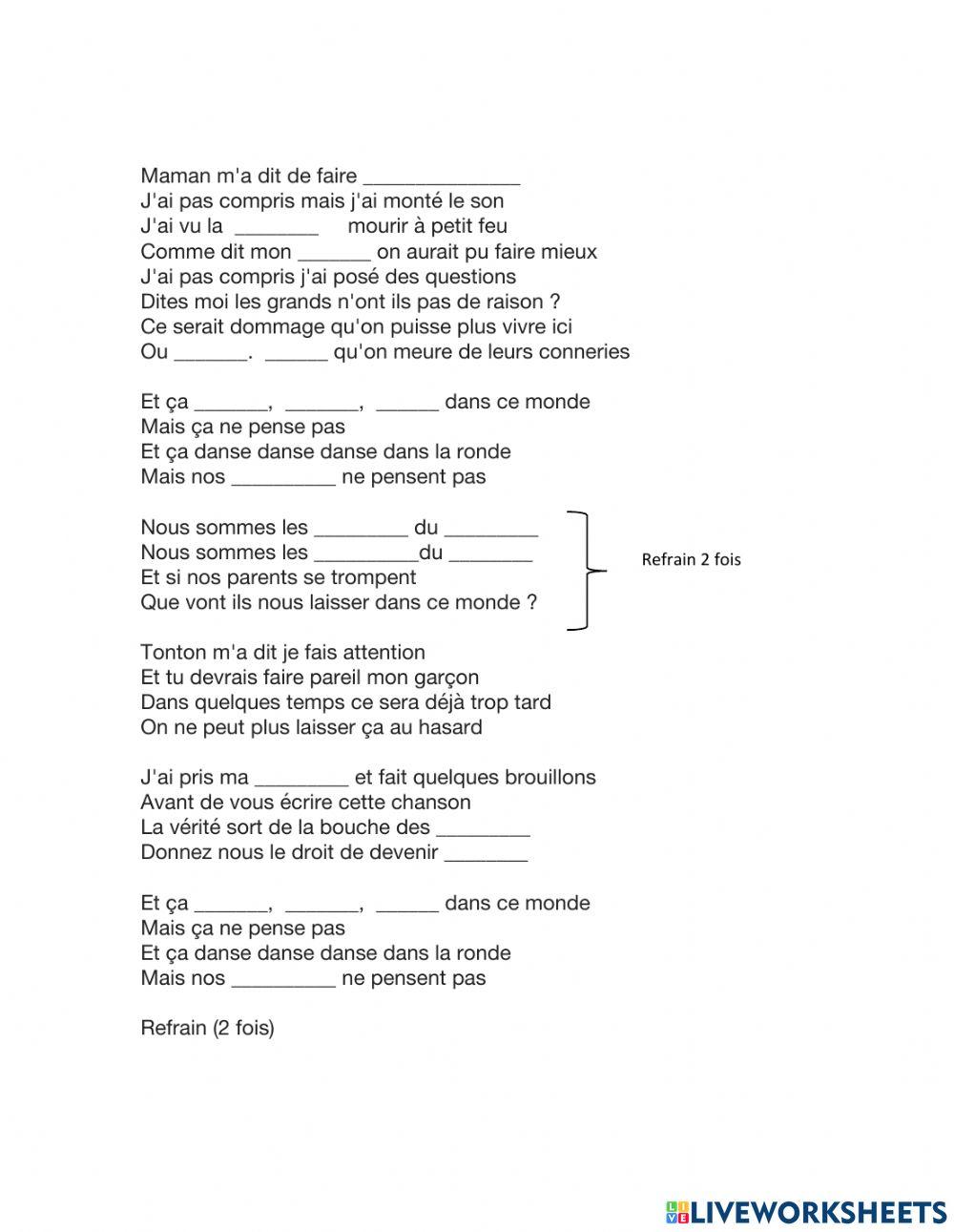 Les enfants du monde - Green Geam