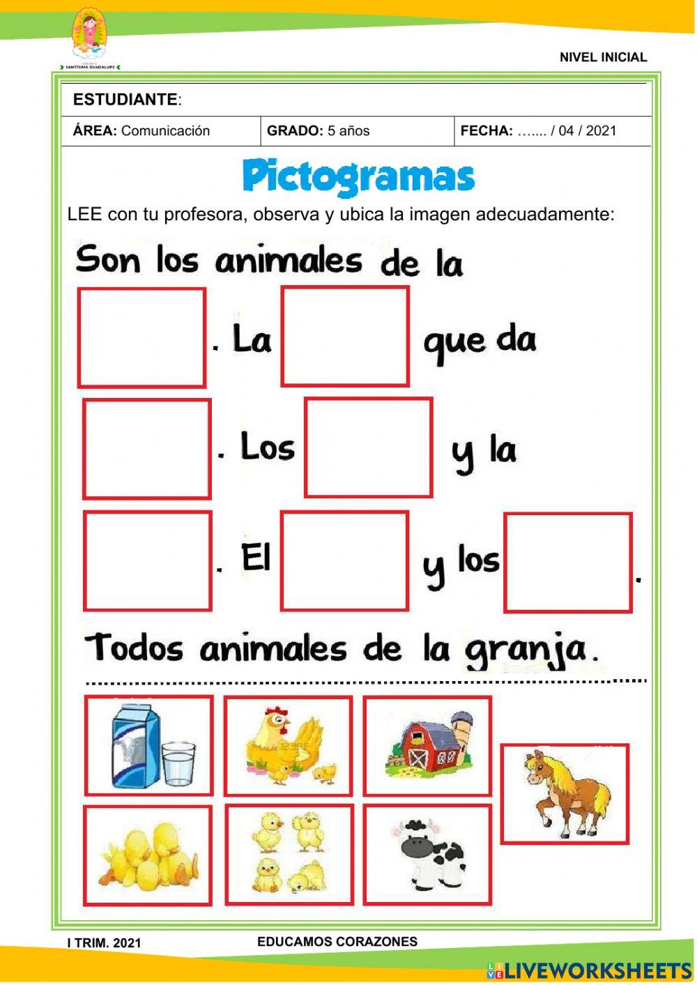 Pictogramas verbales