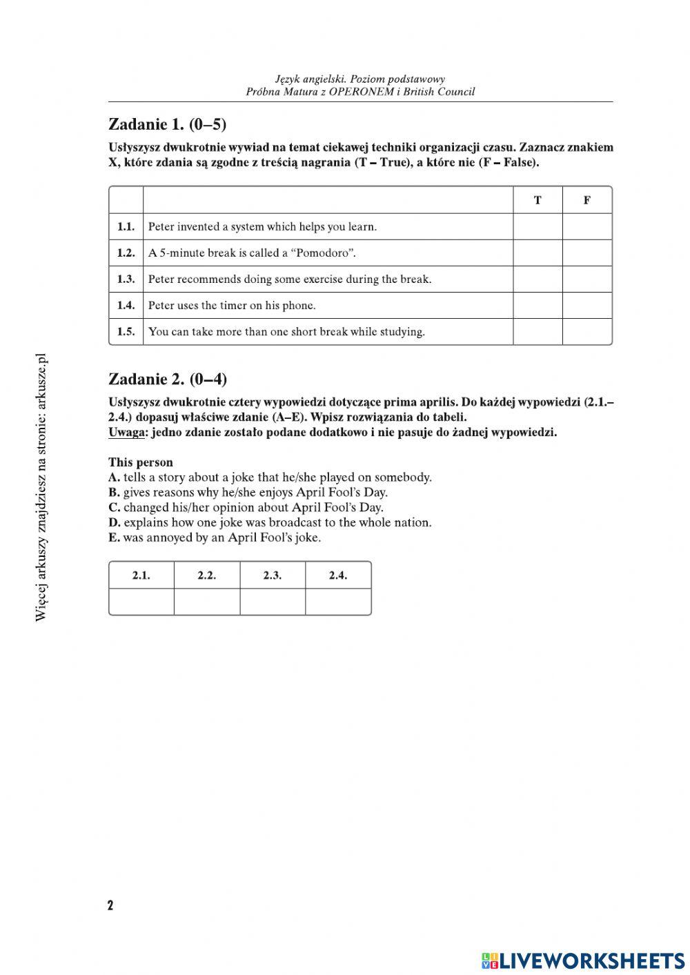 Operon 2019 listening PP