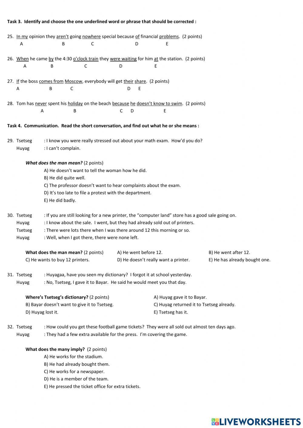 Final test variation D 2011