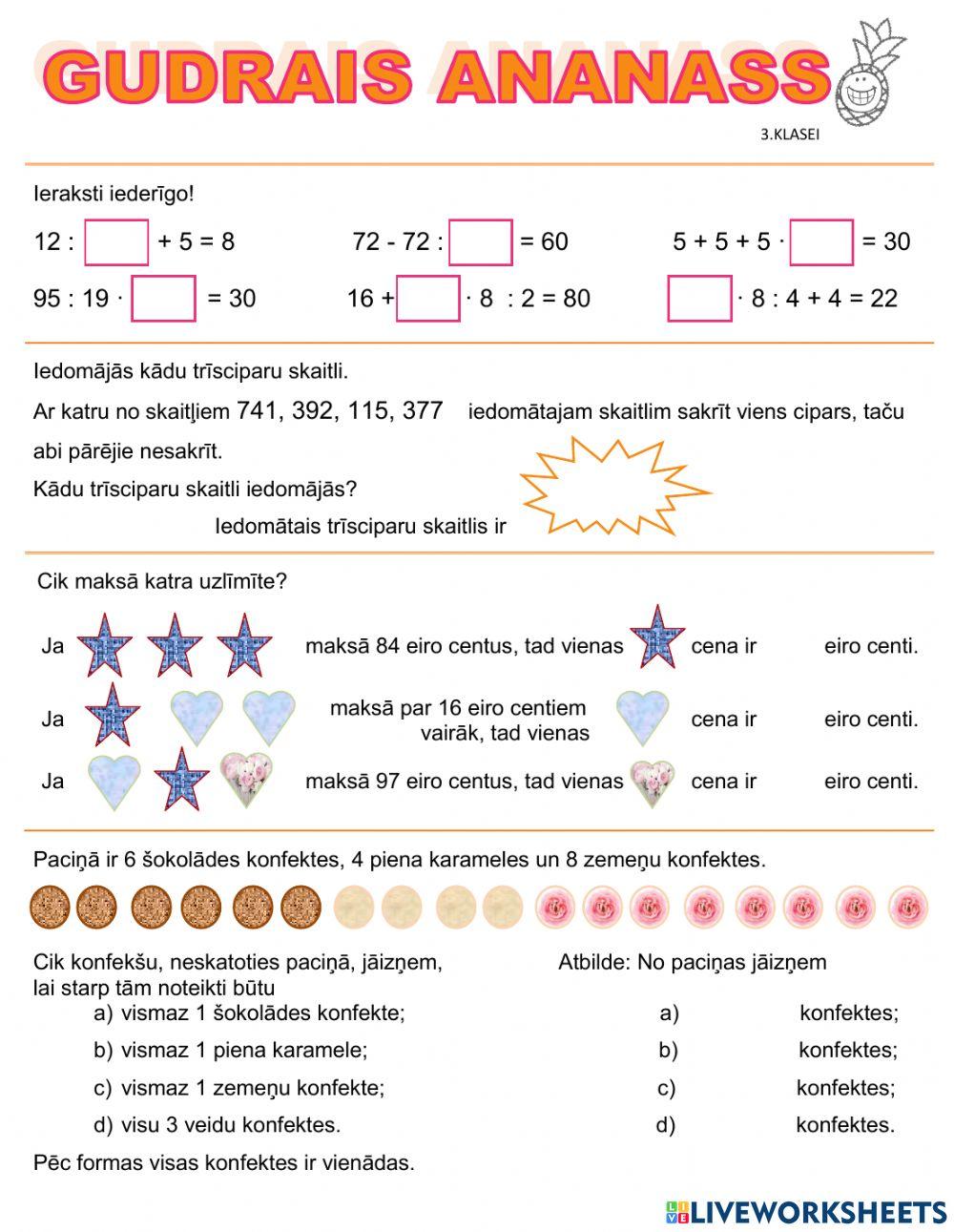 Gudrais Ananass 3.kl.