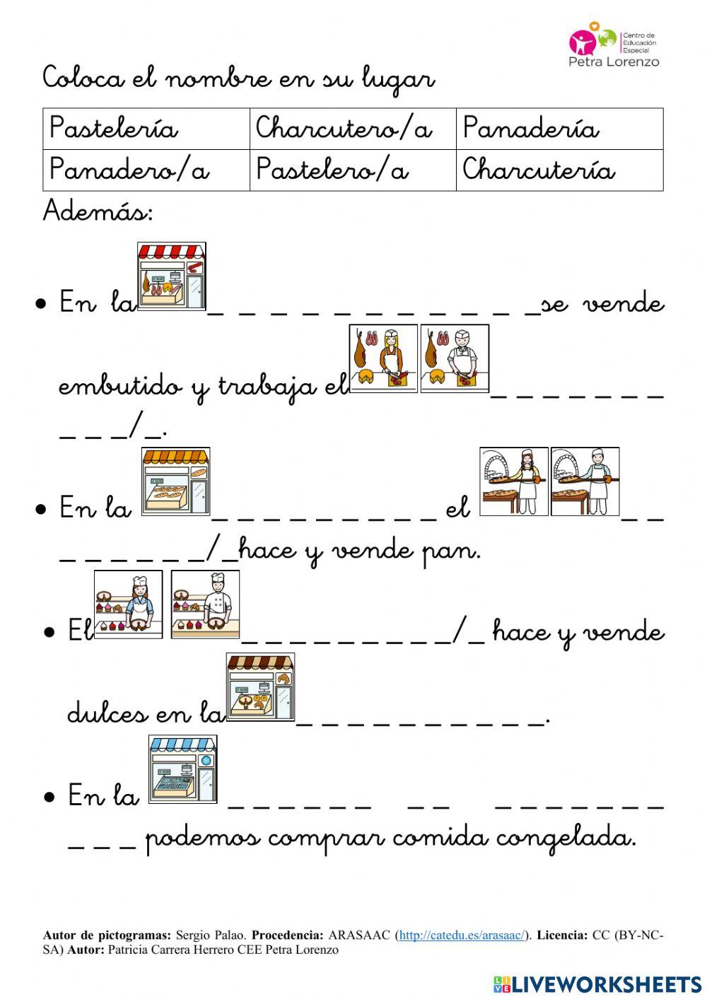SA Profesiones. Lectoescritura
