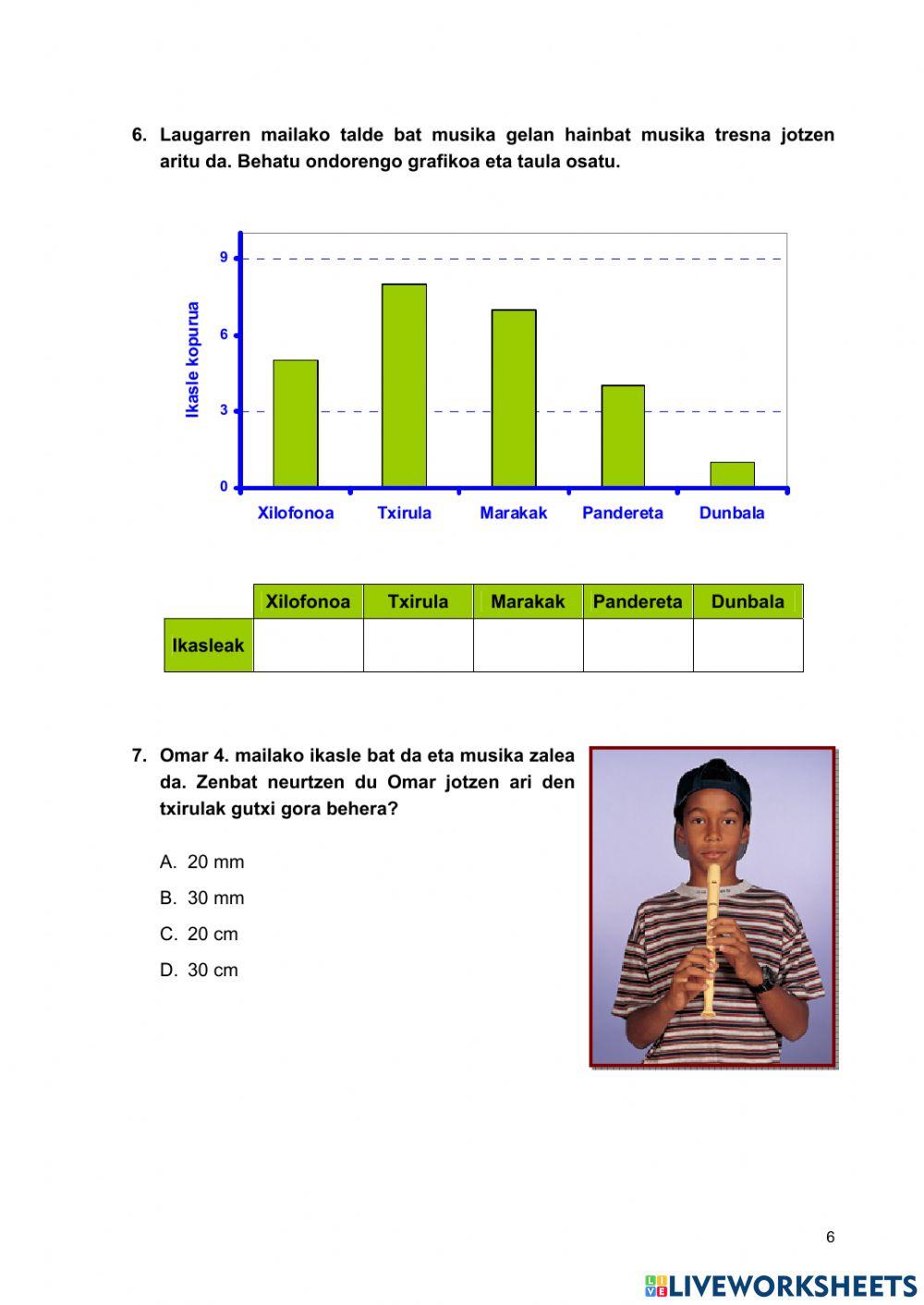 Matematika kanpo froga Nafarroa