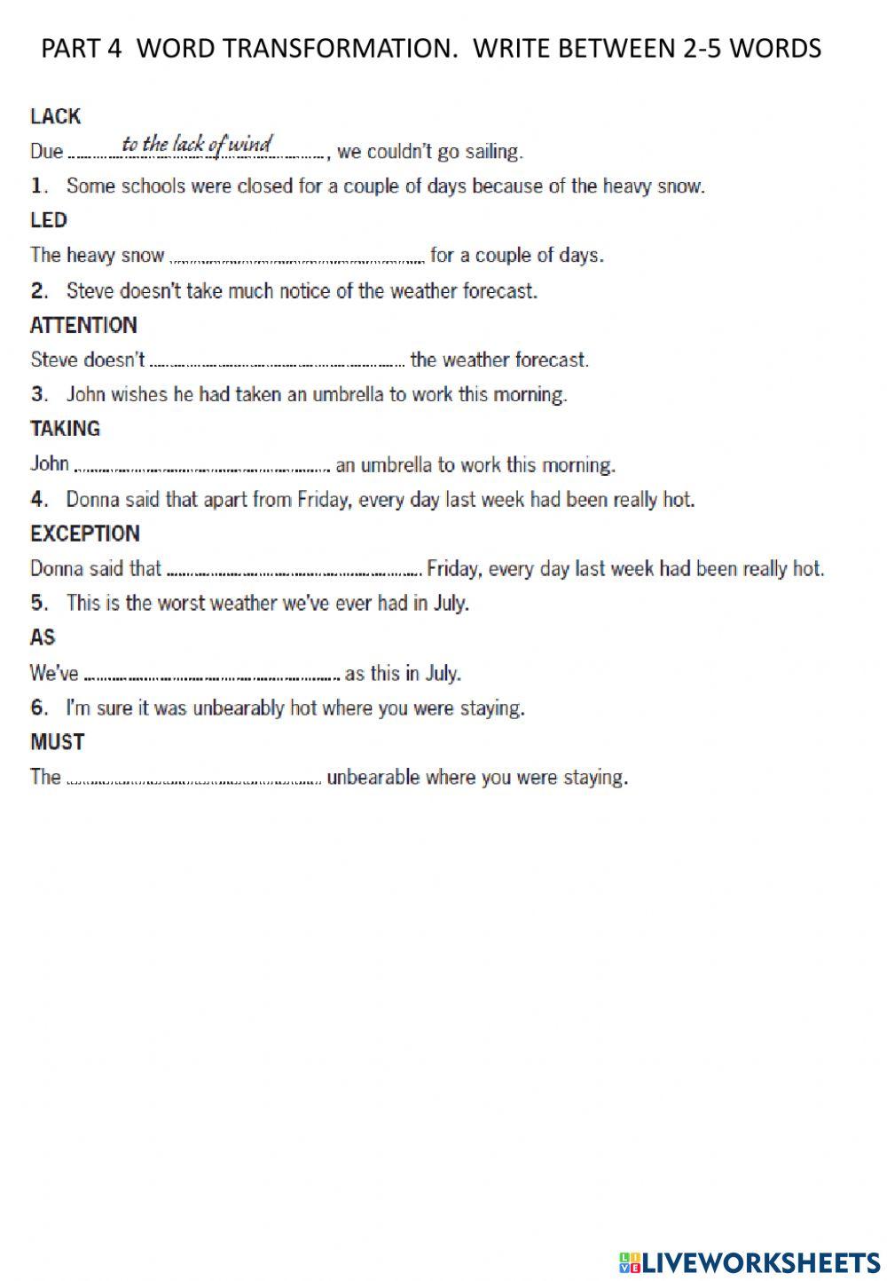 FCE PRACTISE TEST 4 APRIL 17 2021