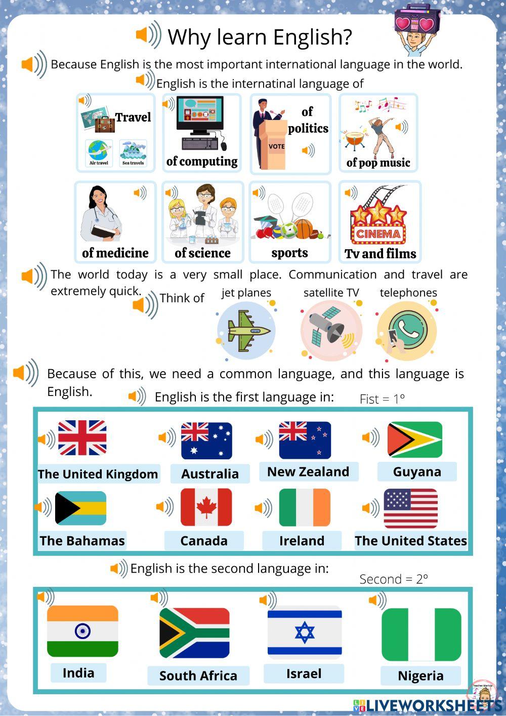 910892 | Why learn English | Maricia Faria Pimenta de