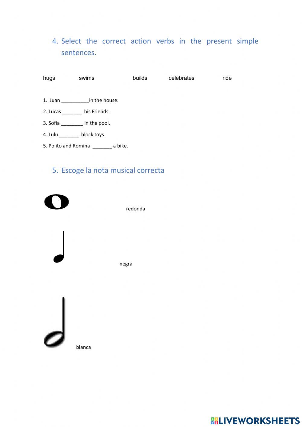 Prueba de diagnostico 4to grado