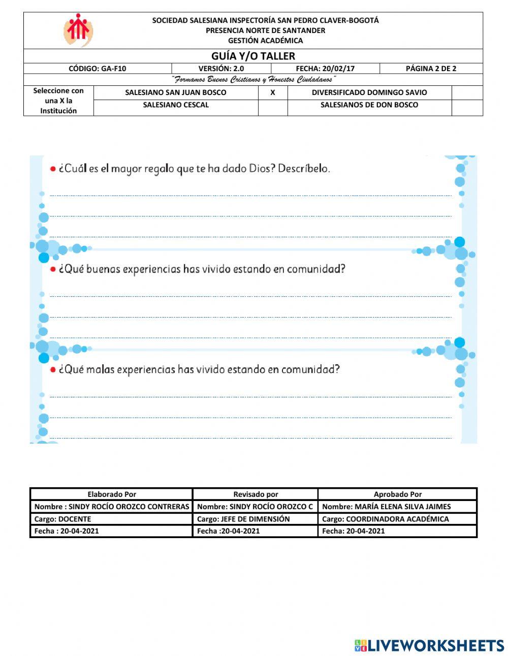 Diagnóstico 2 período