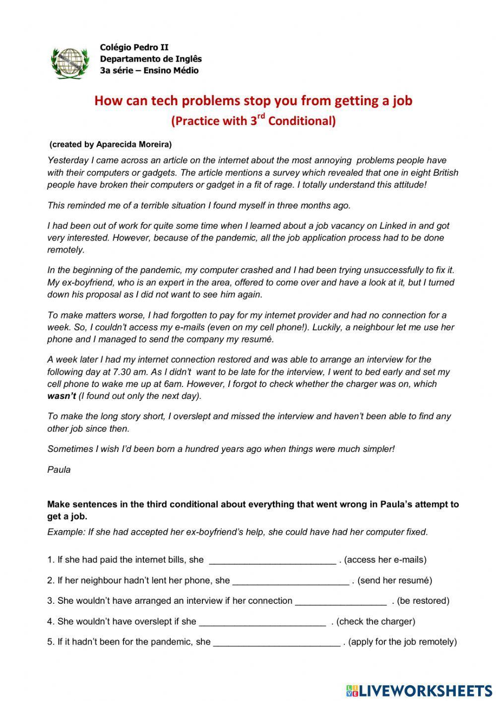 How can tech problems stop you from getting a job