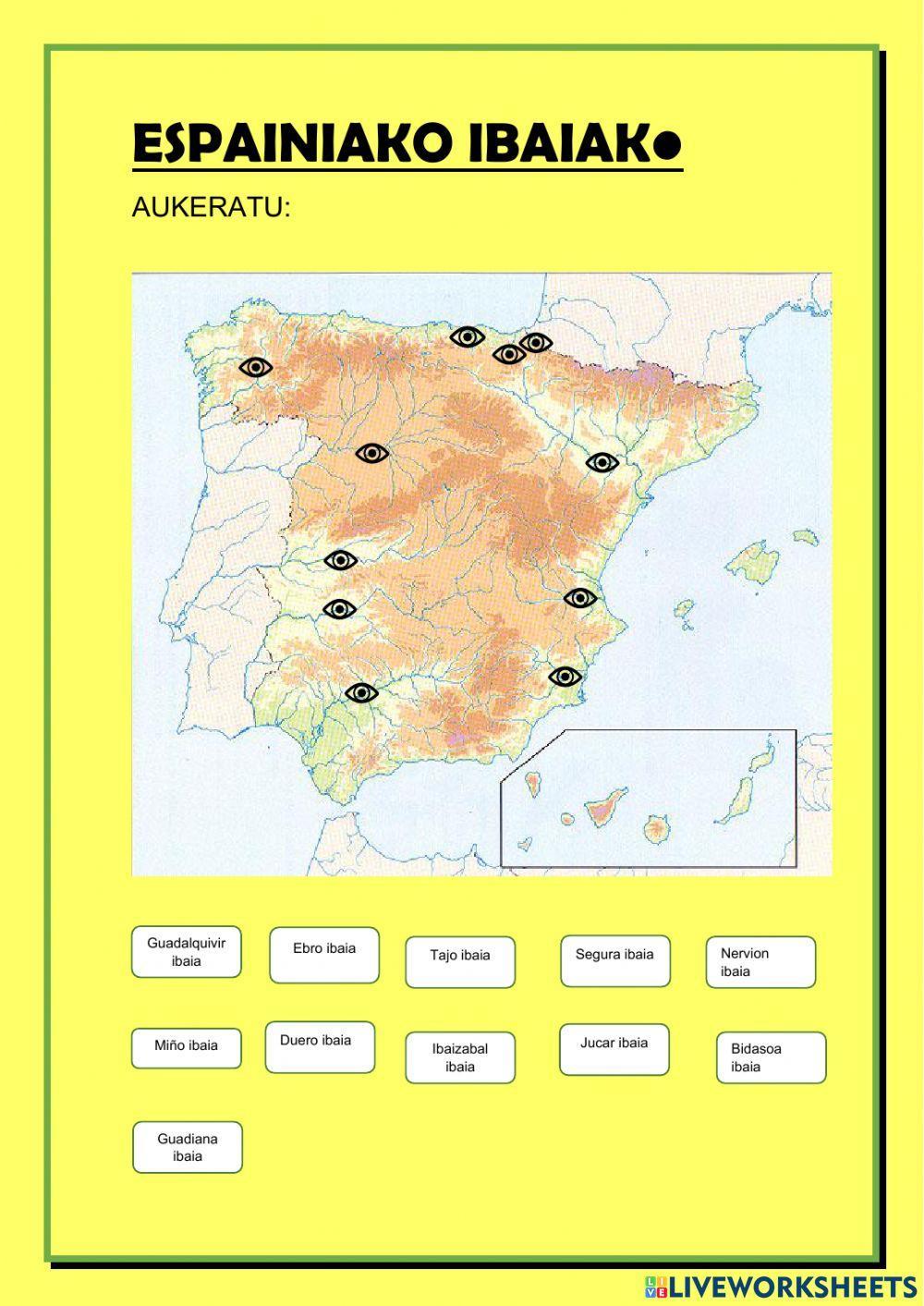 Espainiako ibaiak Espainiako ibaiak