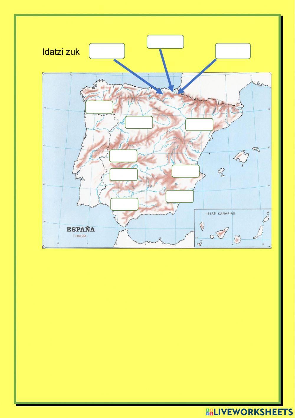 Espainiako ibaiak Espainiako ibaiak