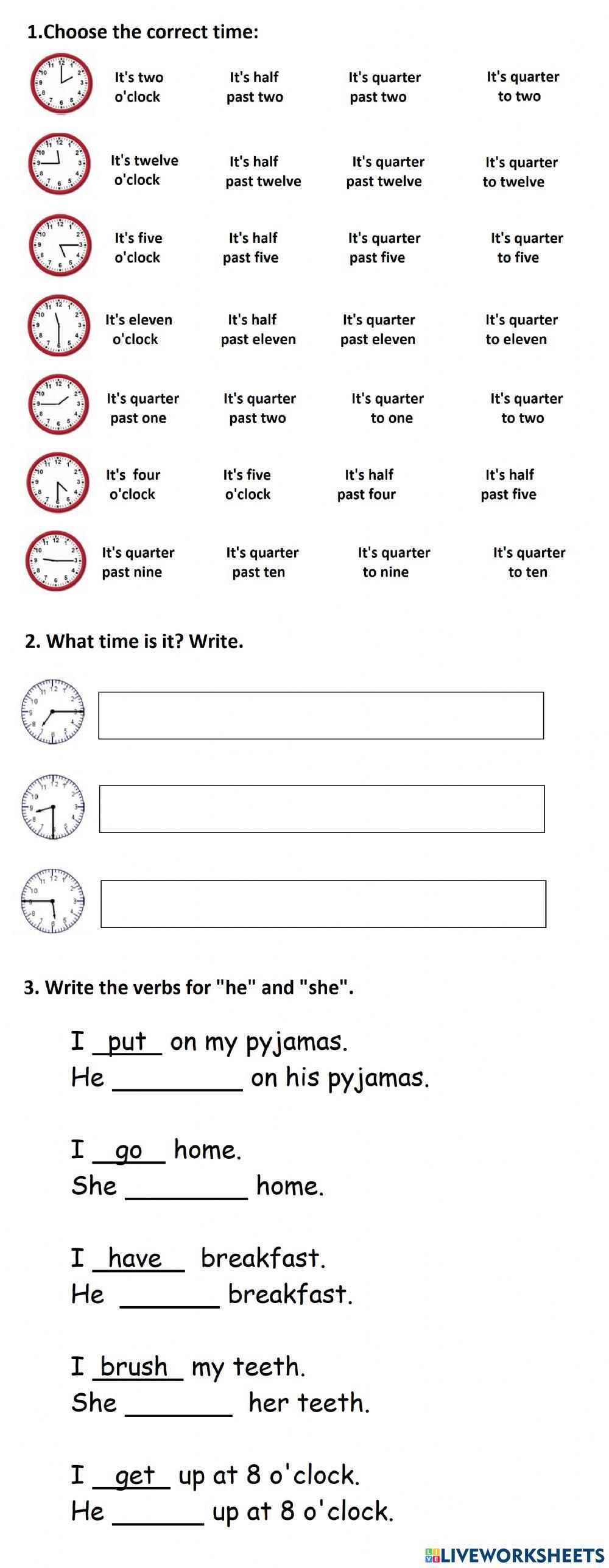 Tiger 3 - Unit 5 - Grammar