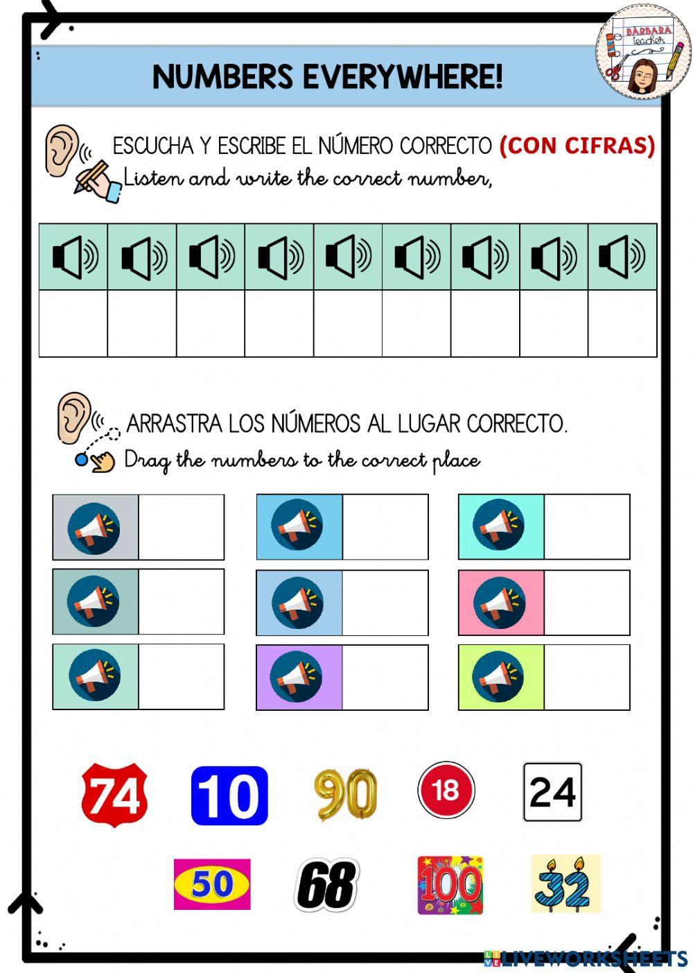 Numbers 1-100 Numbers 1-100