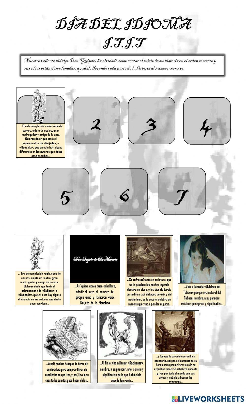 Don Quijote Primer Cápitulo