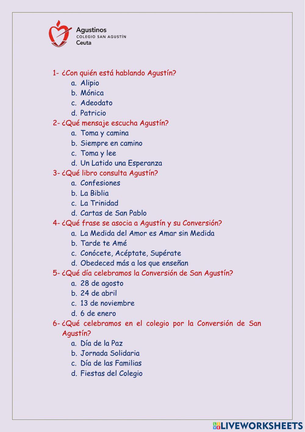 Conversión de San Agustín