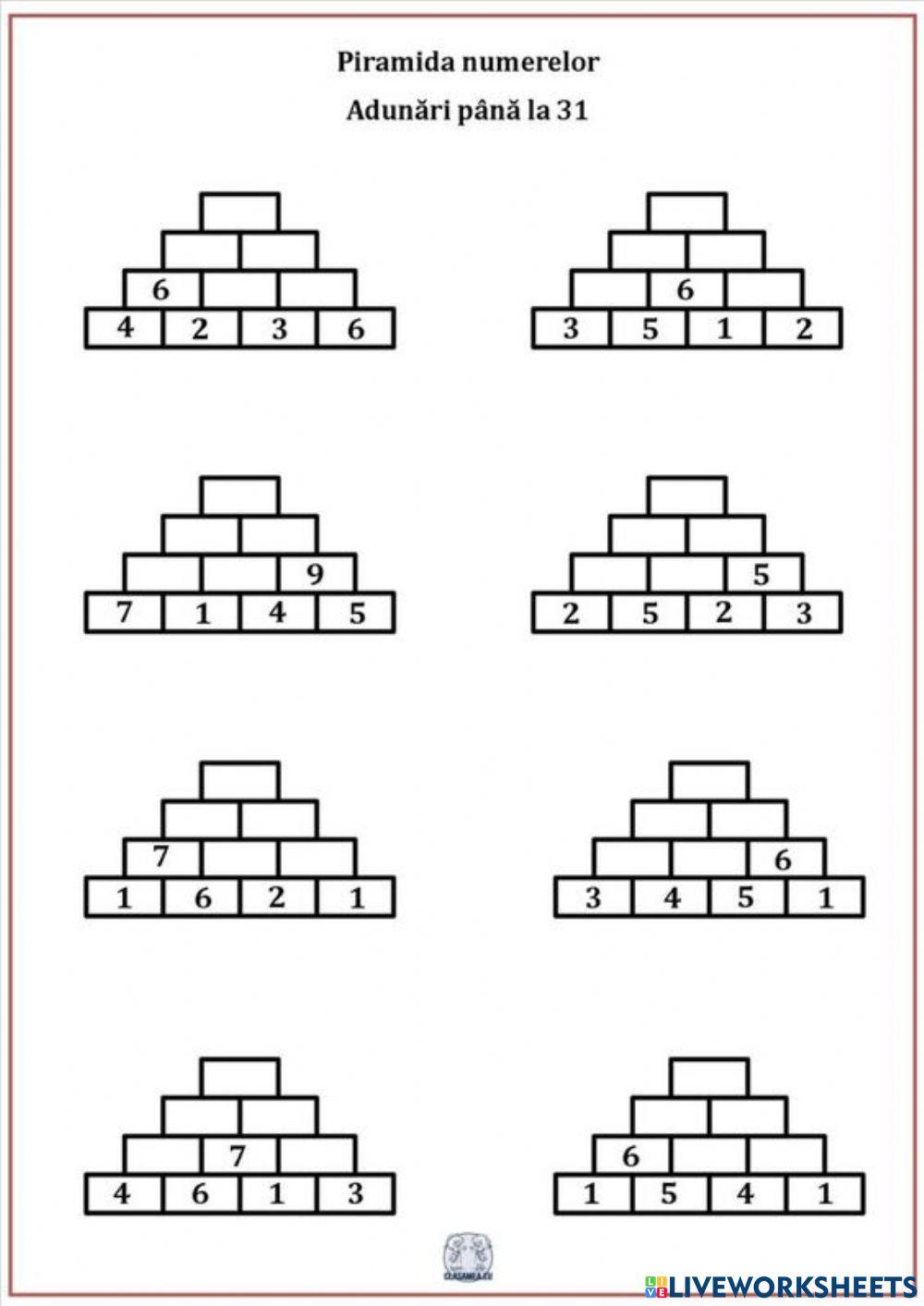 Matematyka piramida