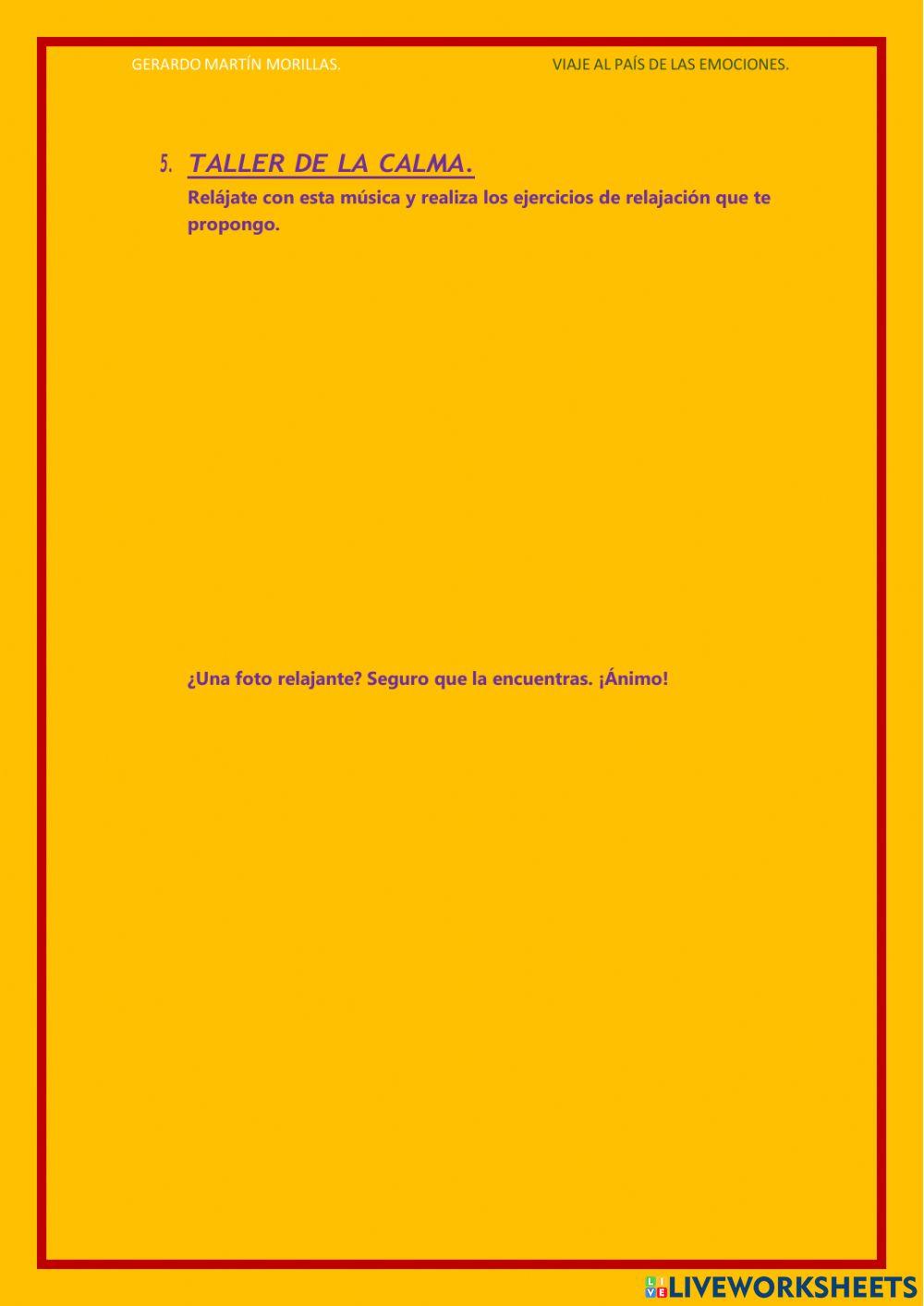 Viaje al país de las emociones.