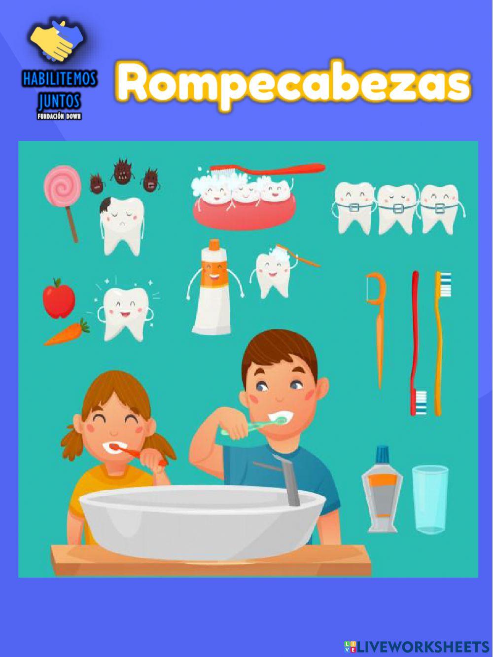 Rompecabezas cuidado de los dientes