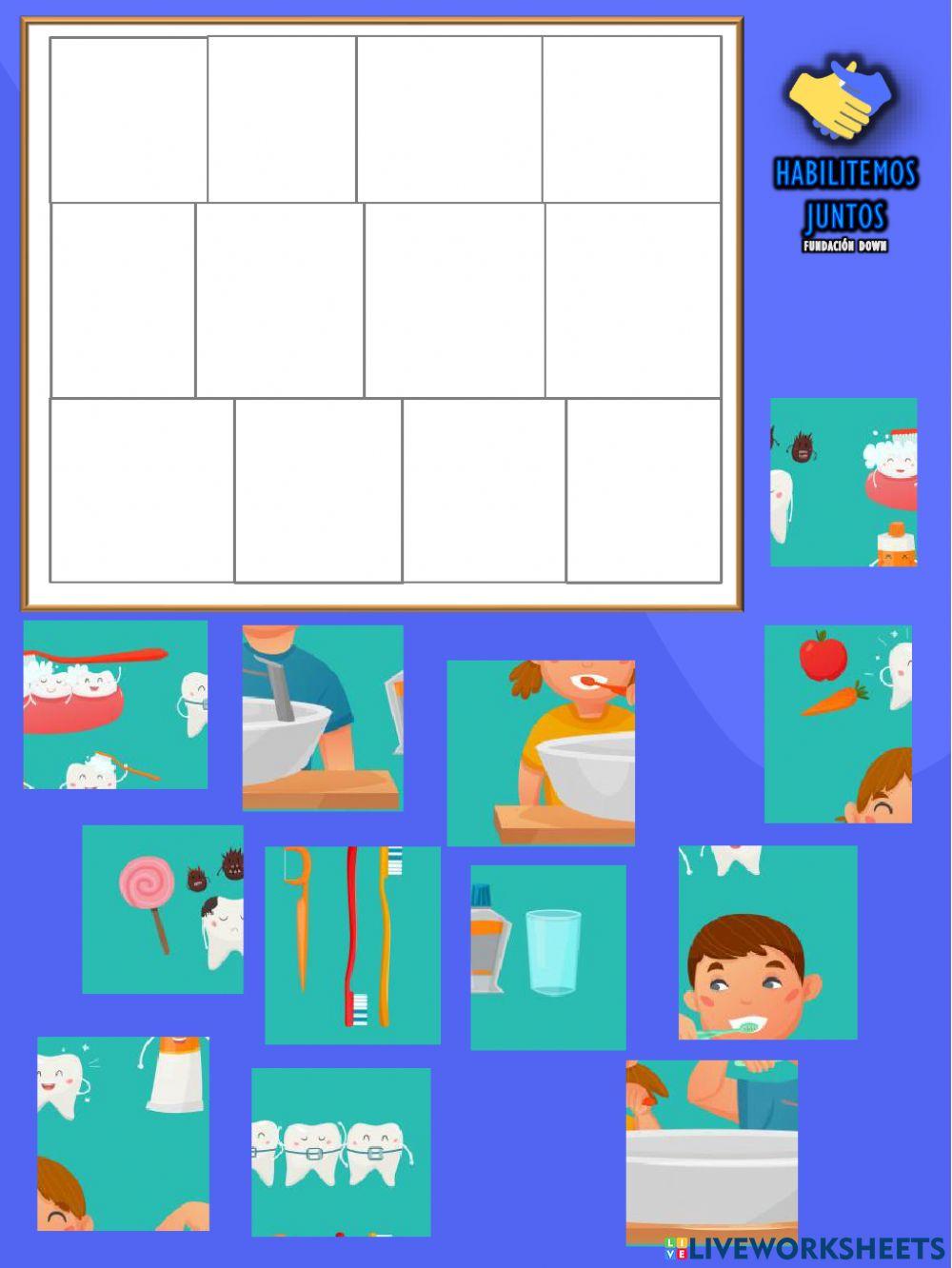 Rompecabezas cuidado de los dientes