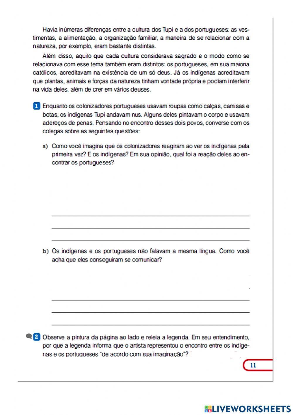 Atividade de geografia