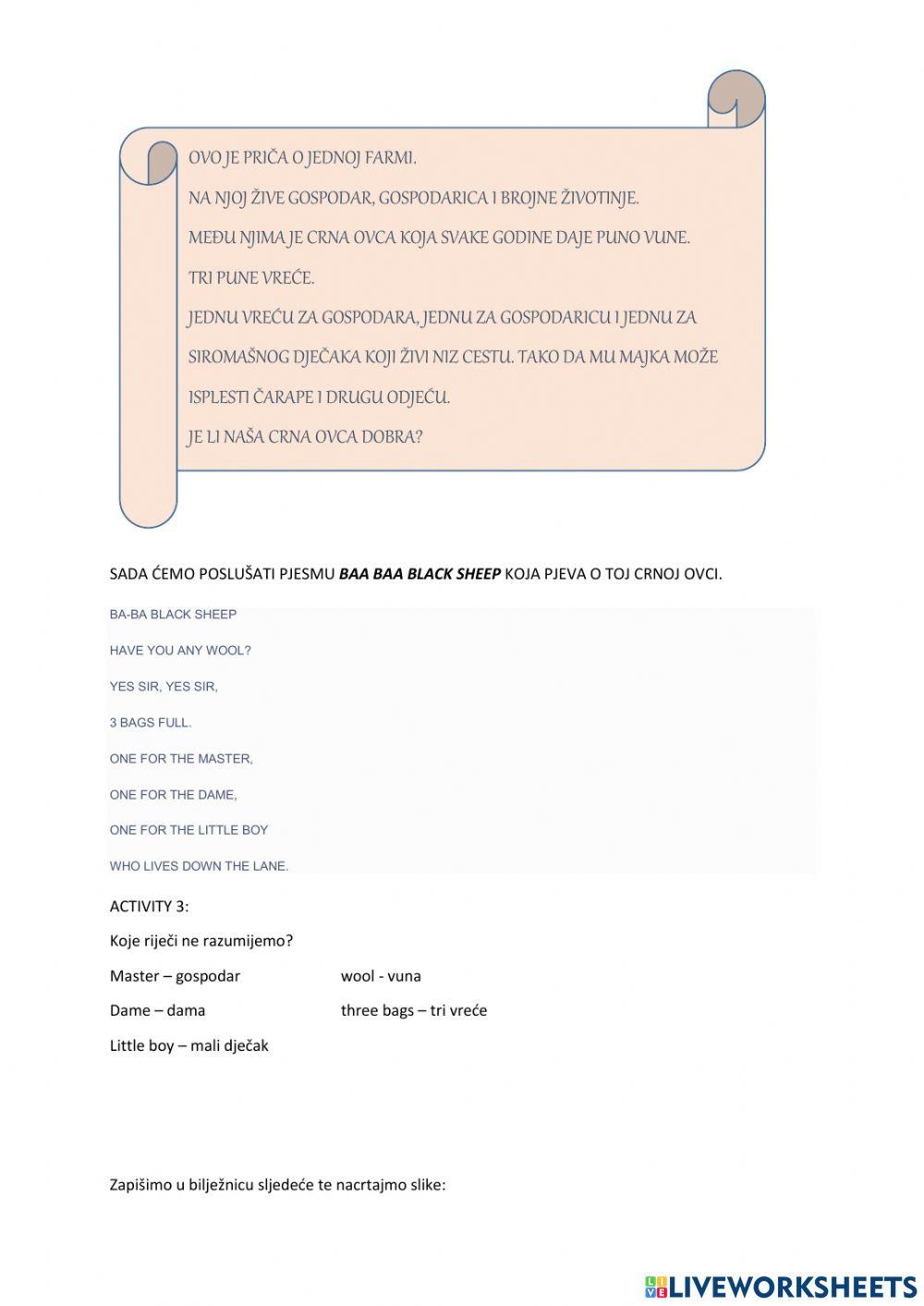 Ba ba black sheep (u4l3)