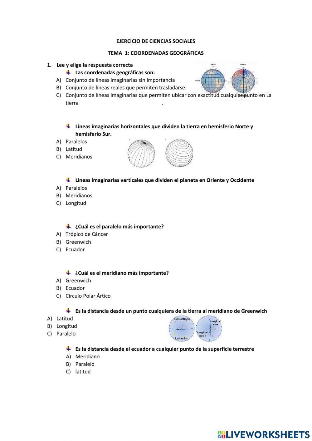 Coordenadas geográficas