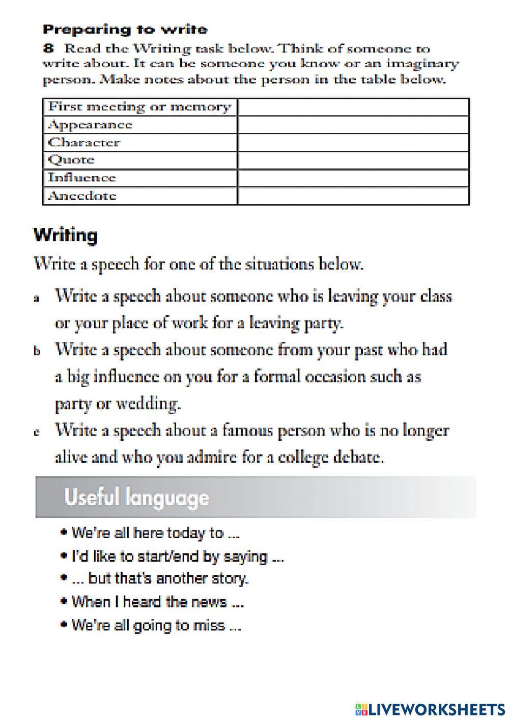 Saying goodbye to someone