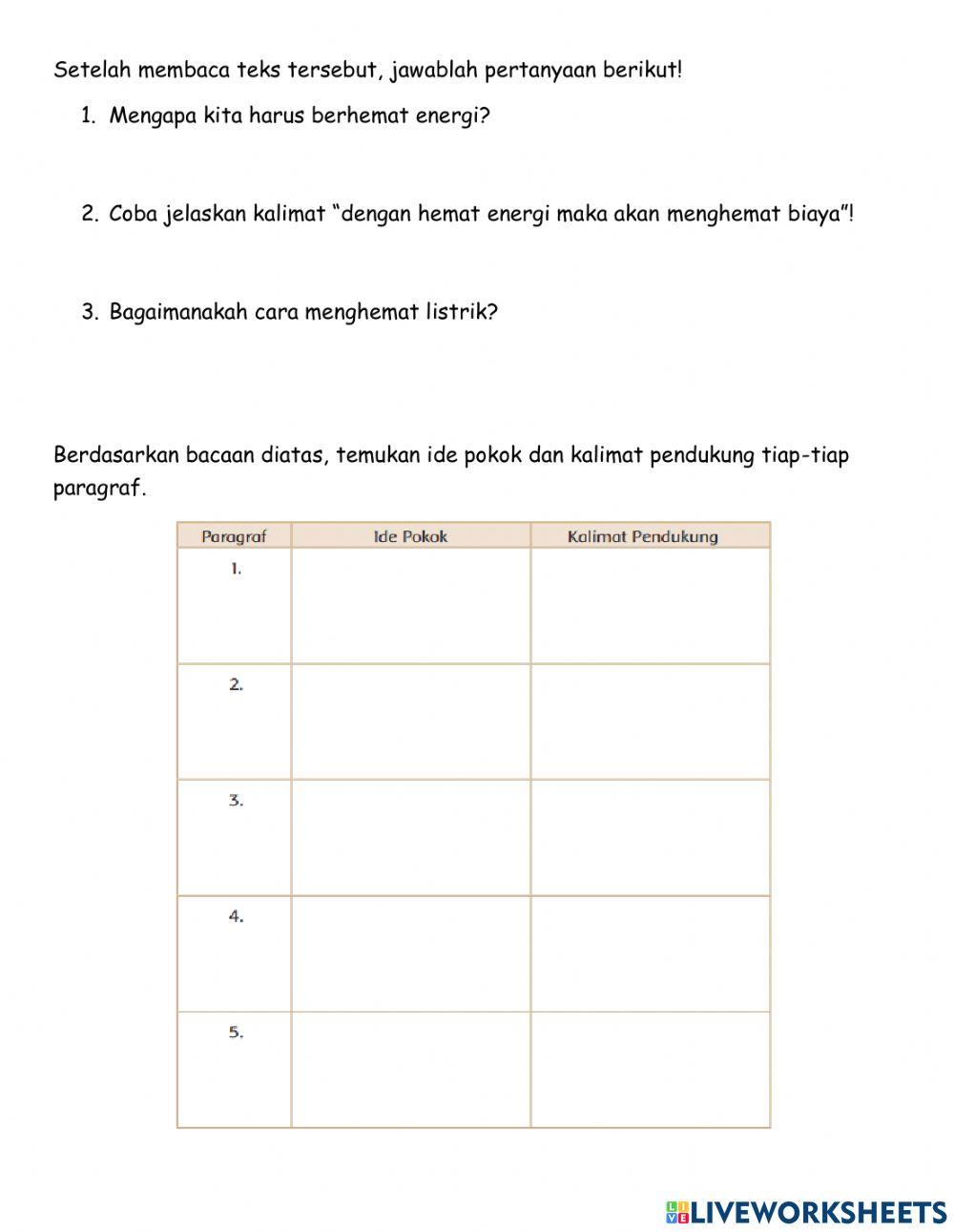 LKPD KElas 4 Tema 9 Subtema 1 Pembelajaran 4