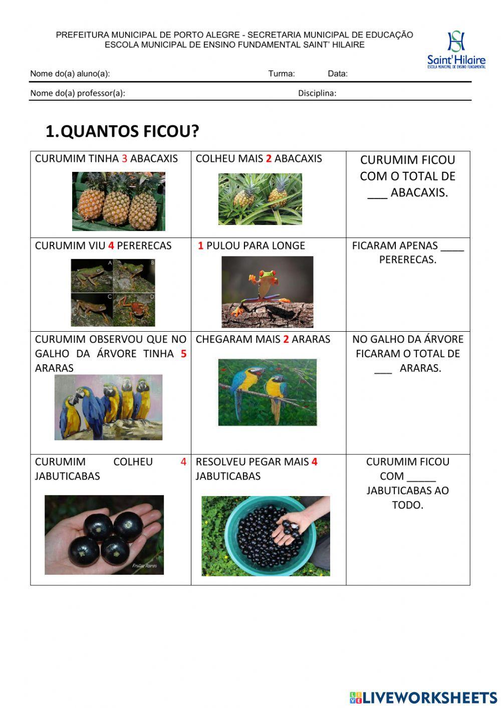 Histórias matemáticas