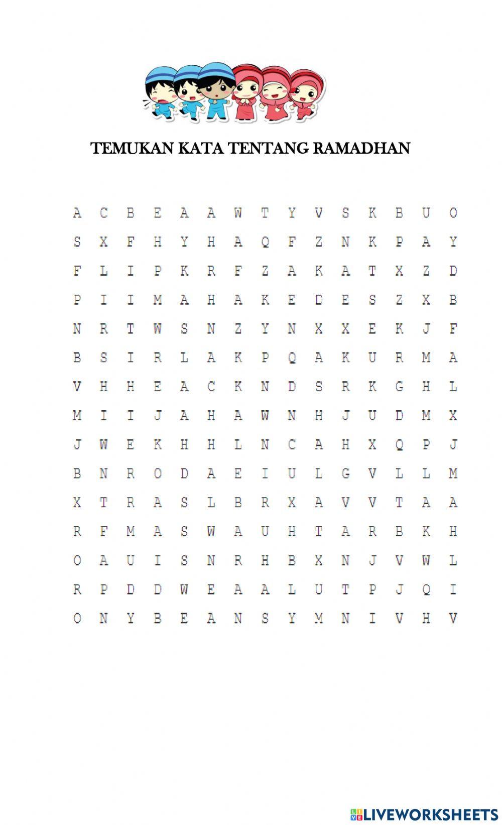 Cari Kata Tentang Ramadhan