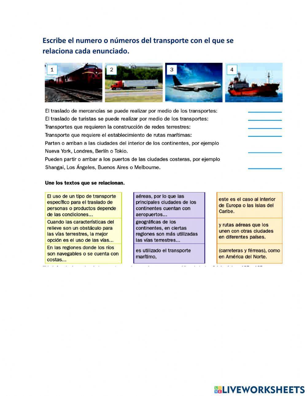 Redes de transporte y comercio