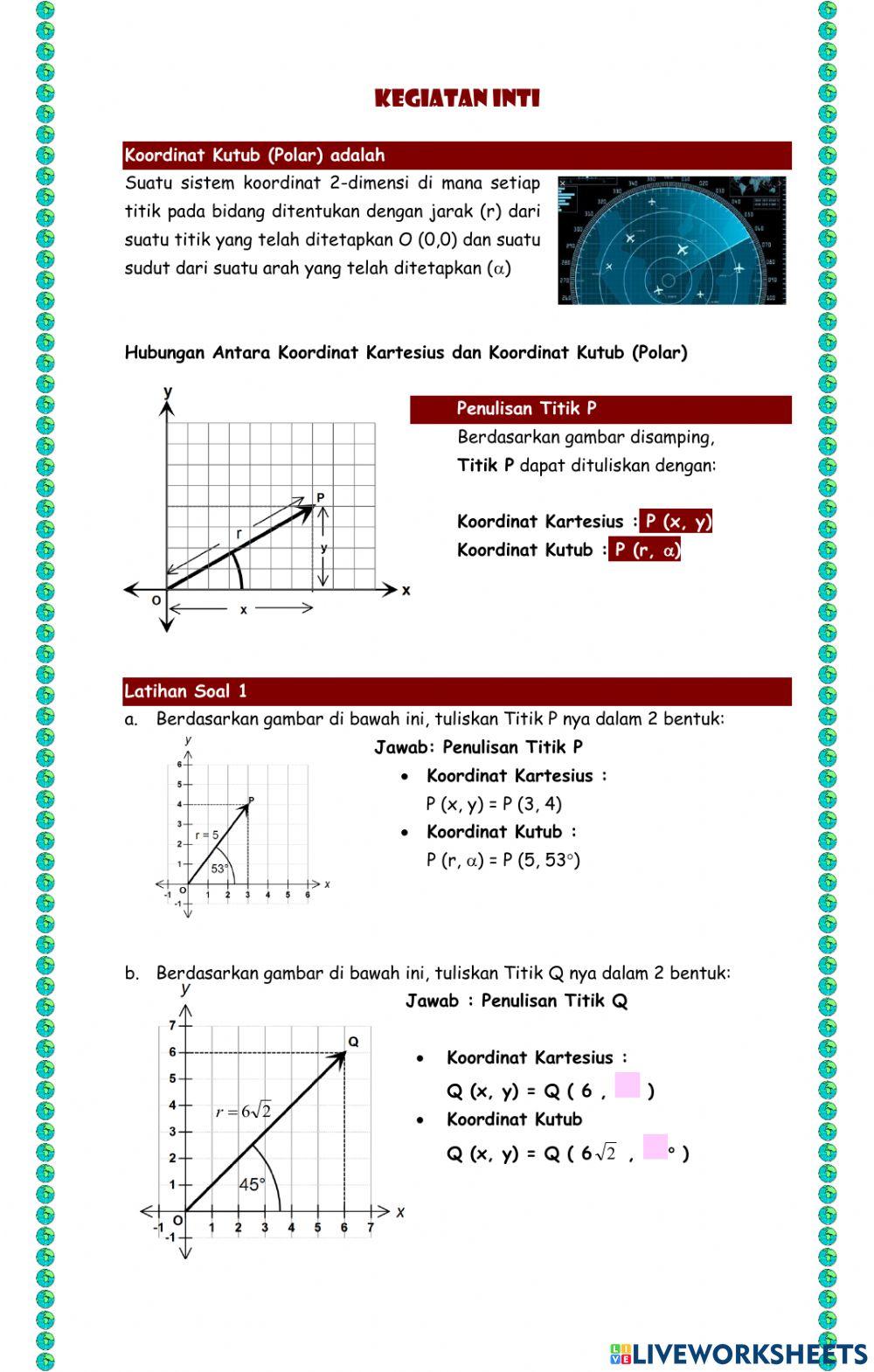 LKPD Koordinat Kutub