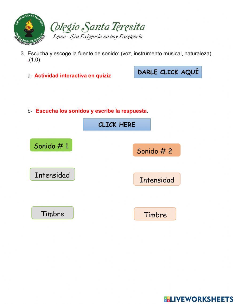 Evaluación ciencias