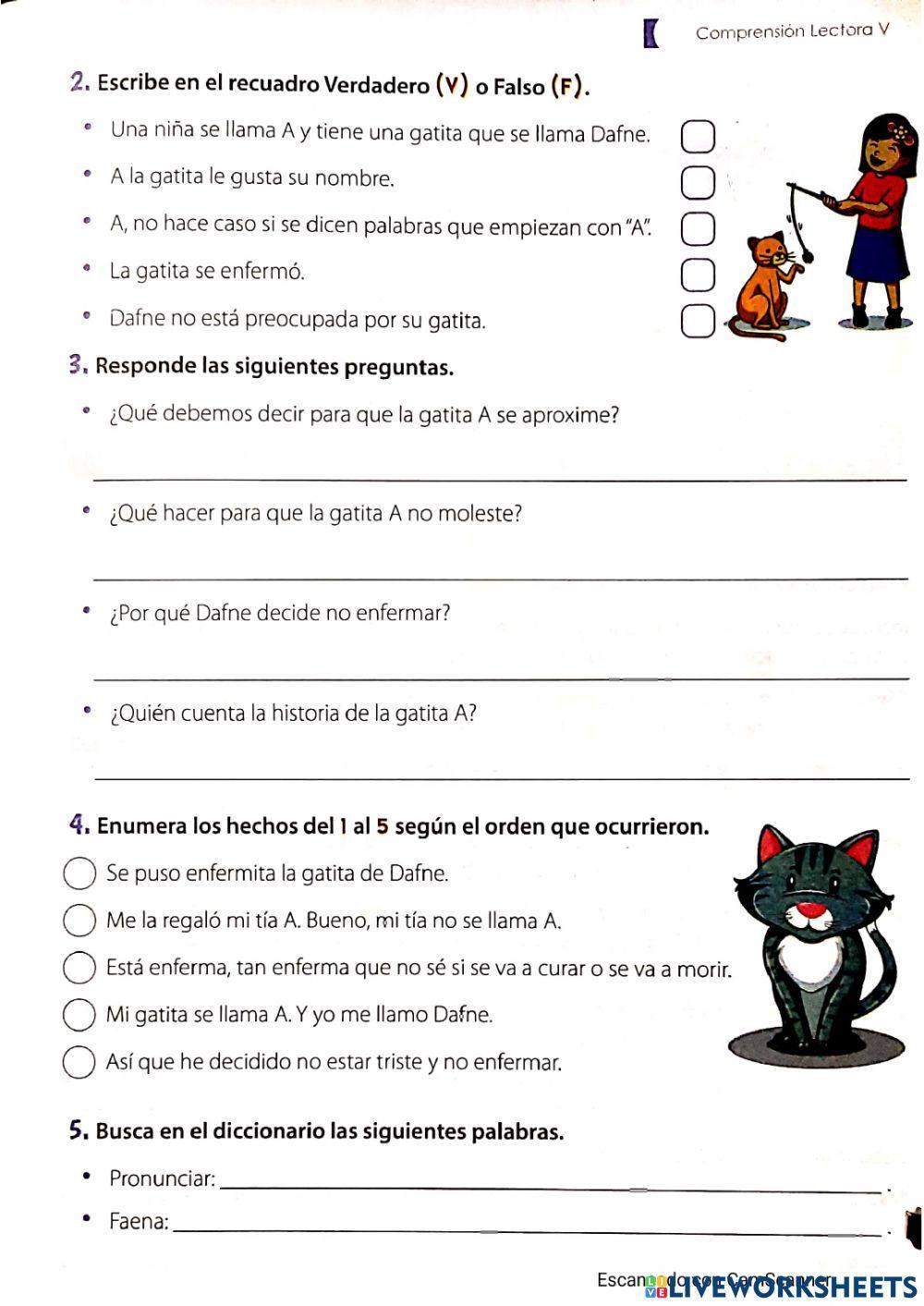 Comprensión lectora