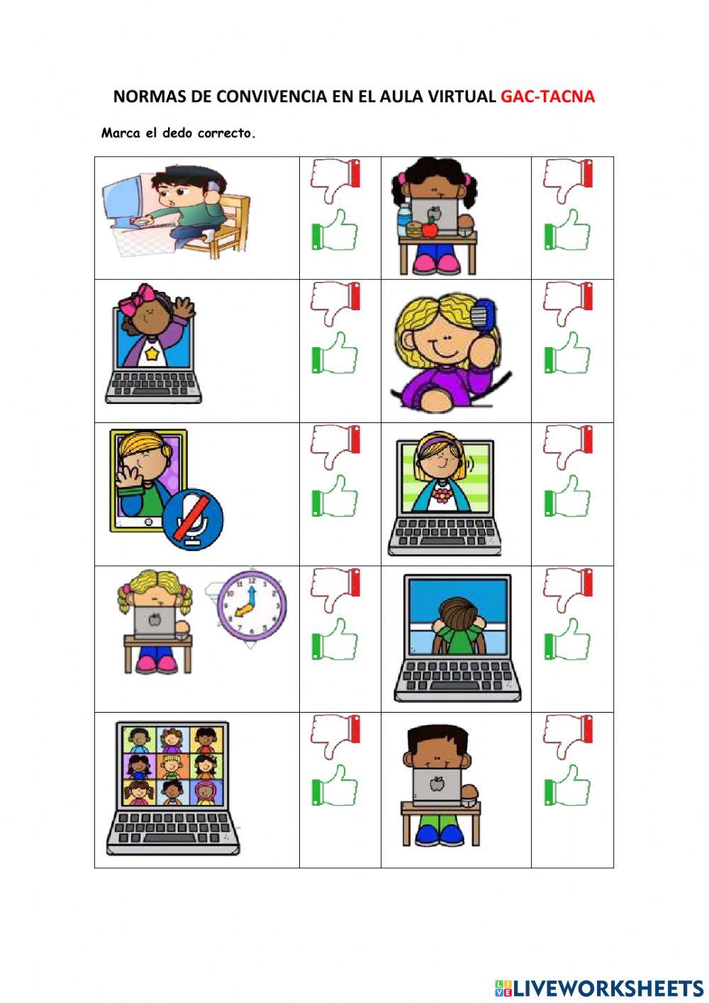 Las normas de convivencia virtual