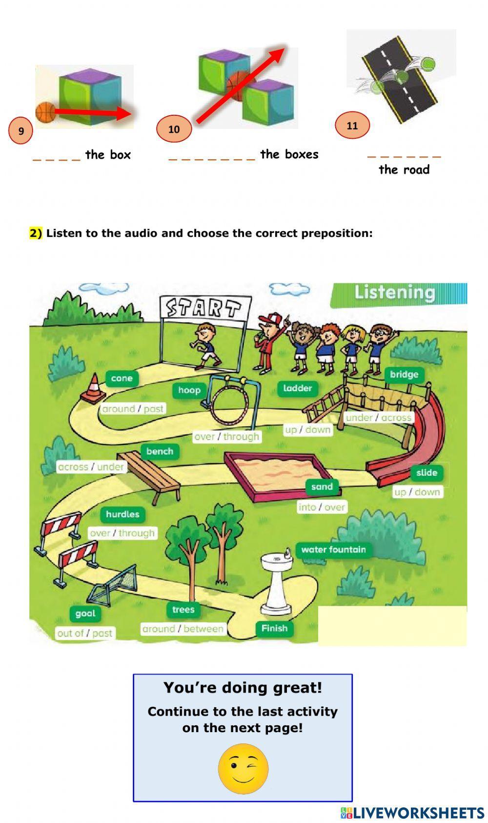 Prepositions of Movement