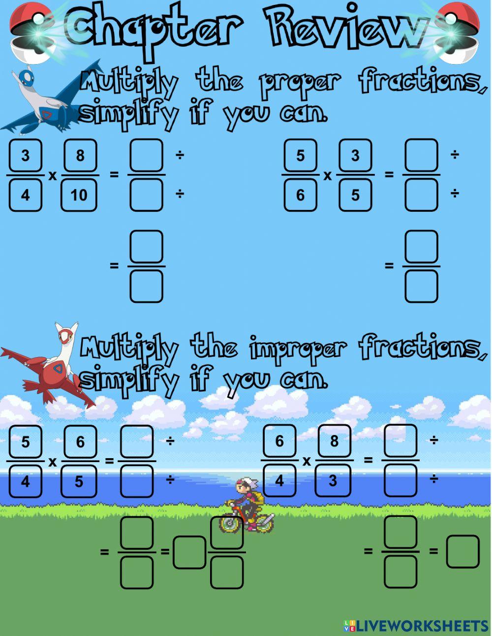 Chapter 4 review activity | Live Worksheets
