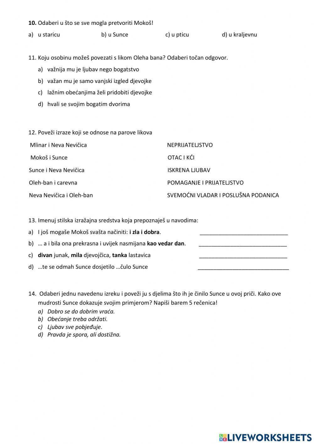 Sunce djever i Neva Nevičica