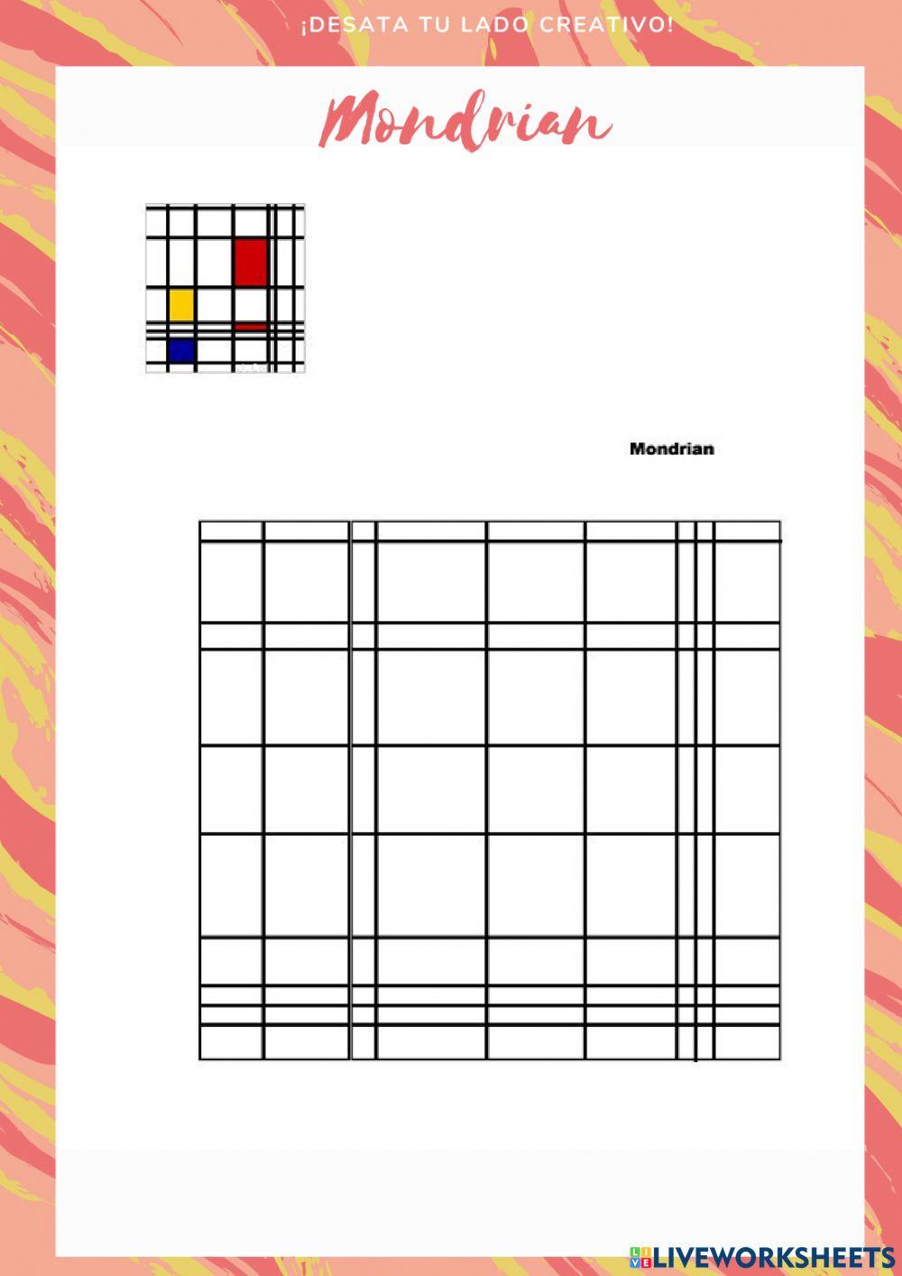 La pintura abstracta según Mondrian