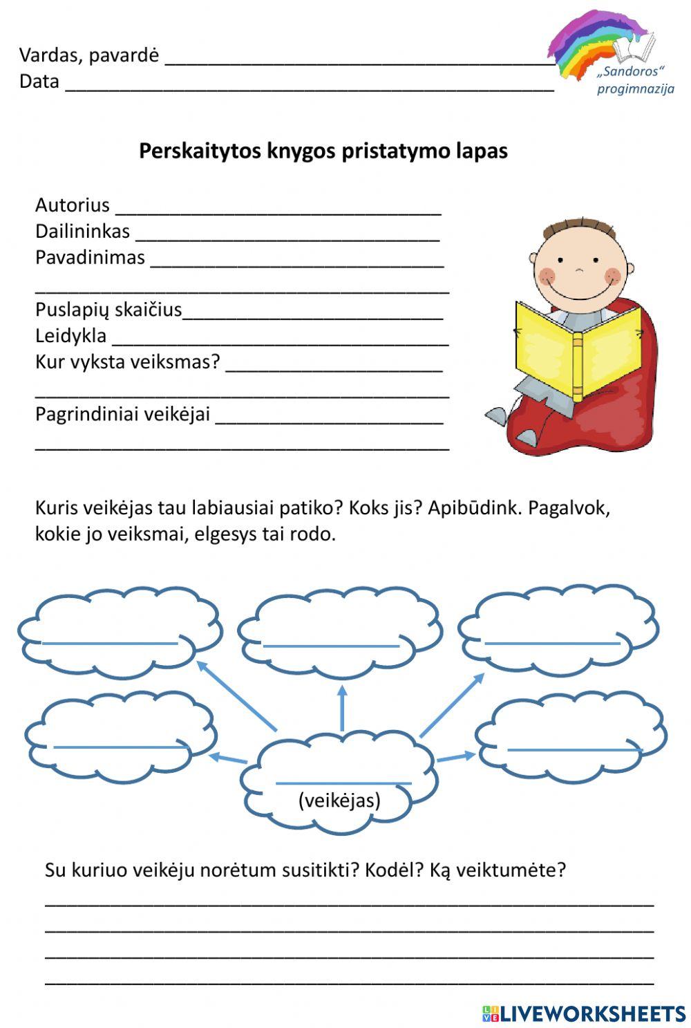 4 pamoka PERSKAITYTOS KNYGOS PRISTATYMAS