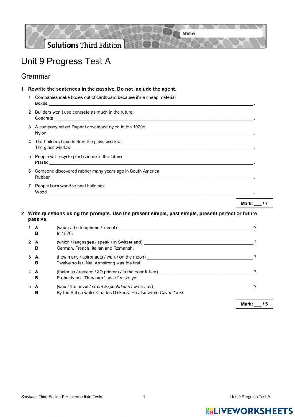 6553596 Maturita Solutions PreIntermediate Progress
